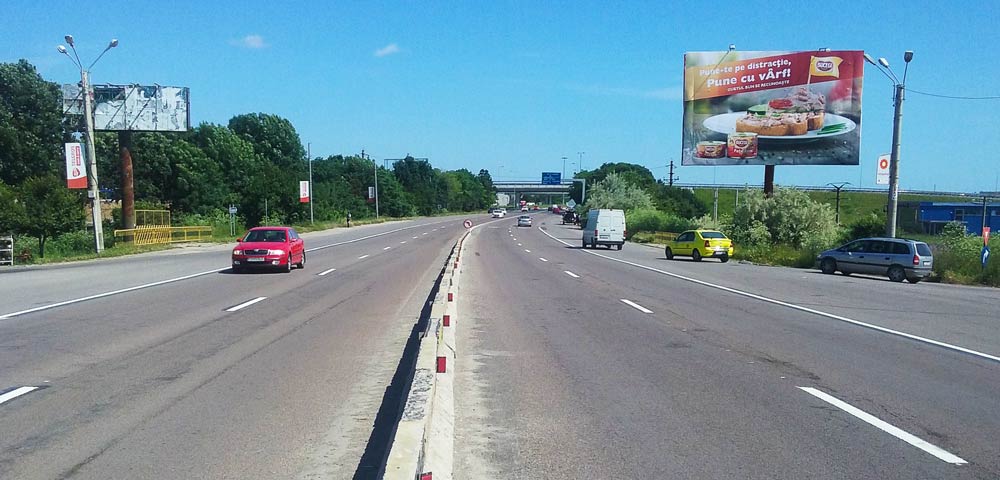 Panou publicitar in campanie Scandia Bucegi