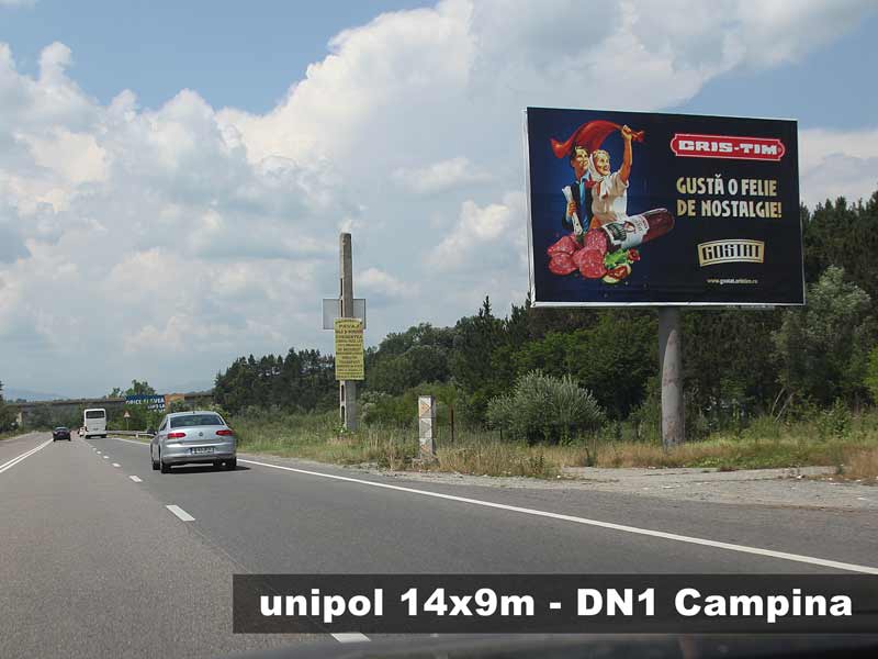 Unipol dimensiune 14x9m pe DN1 campanie Cristim