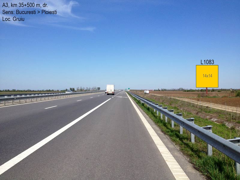 Unipol 14x14m Autostrada A3 Bucuresti Ploiesti