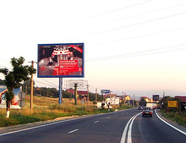 Locatie publicitara speciala - backlit 15x10m pe Dealul Feleacului