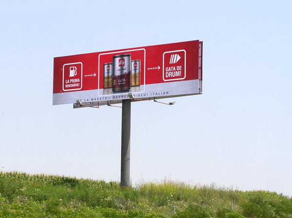 FMCG food. Campanie Illy. Unipoluri pe Autostrada A2 FMCG food. Campanie Illy. Unipoluri pe Autostrada Soarelui